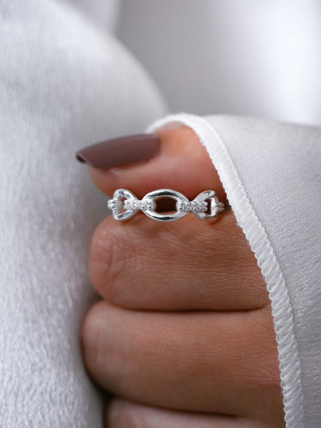 925 silver ring- AMORINA