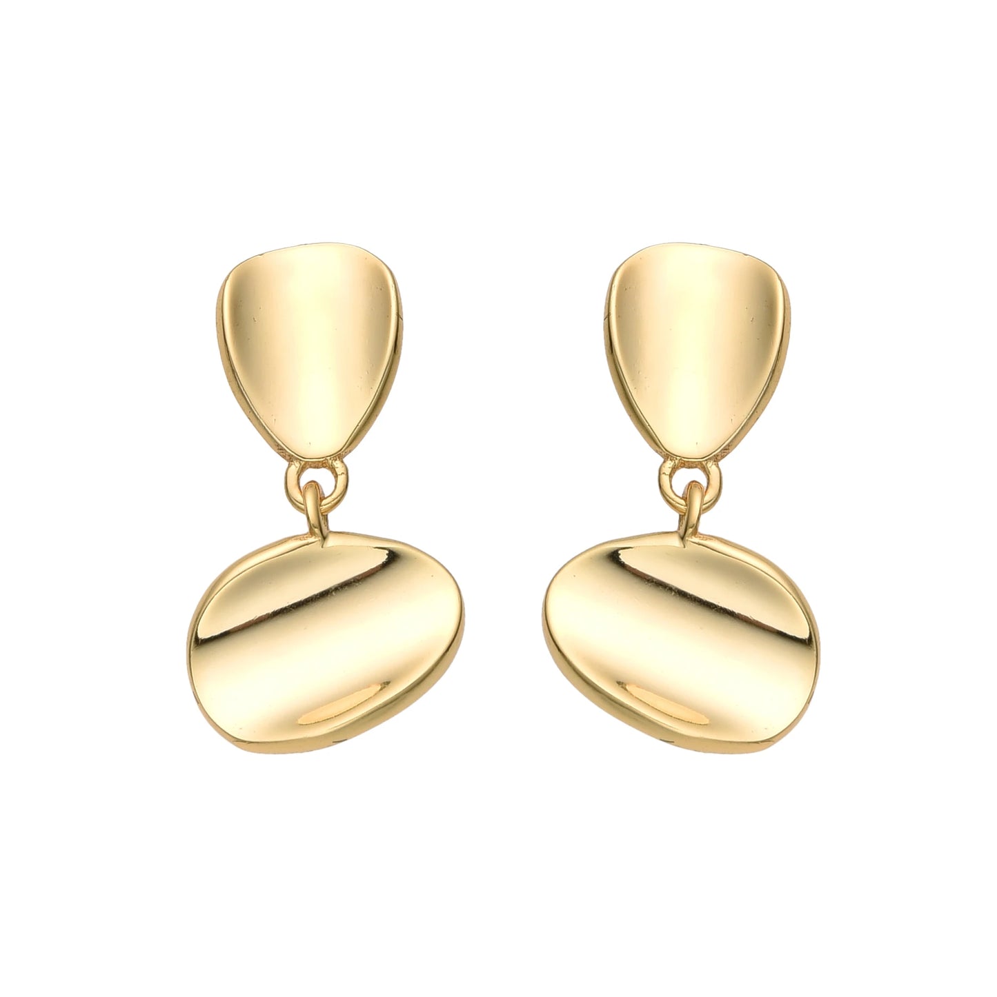 Gold plated silver925 earrings- SABANA