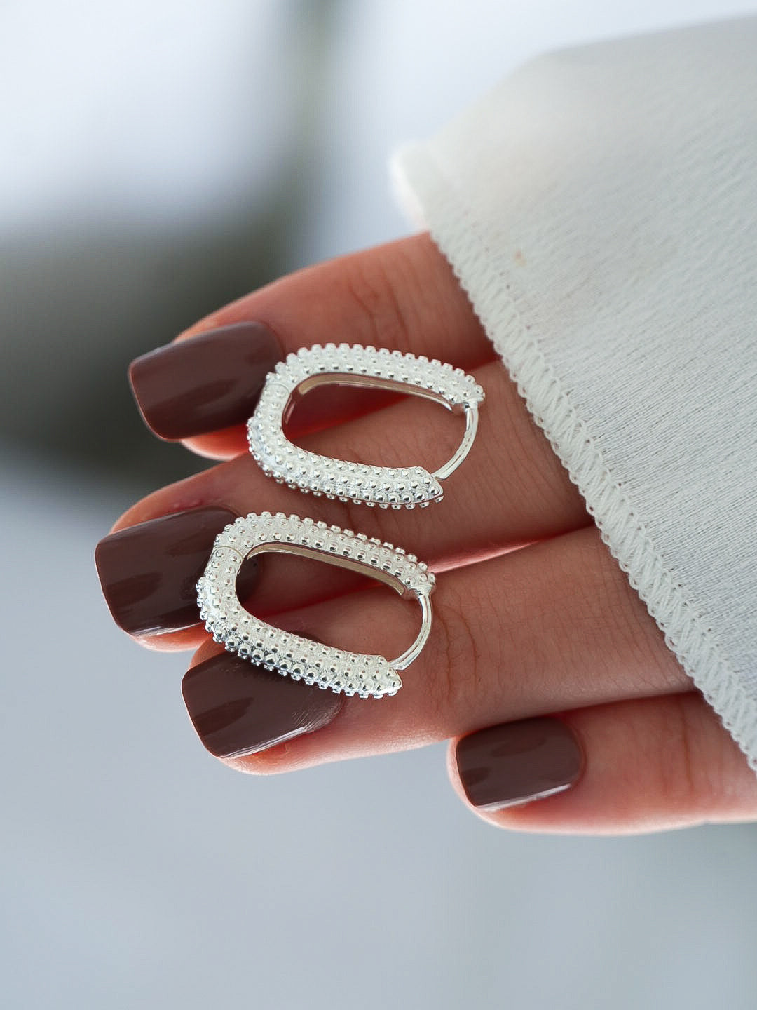 Silver925 earrings- JANNA