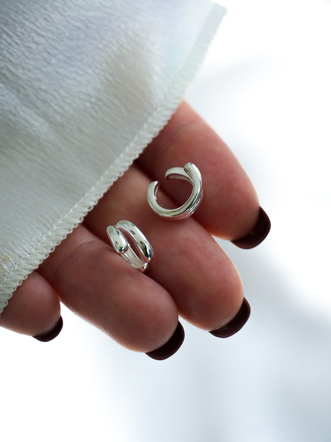 Silver925 CUFF earrings- PRIYA