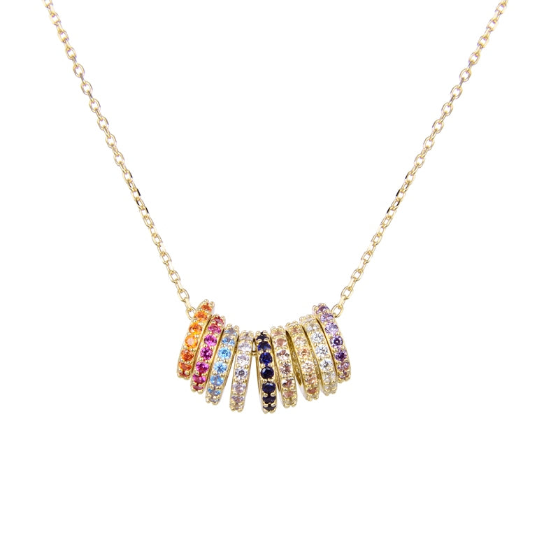 Gold plated silver925 necklace- ALYAH