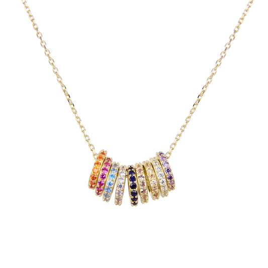 Gold plated silver925 necklace- ALYAH