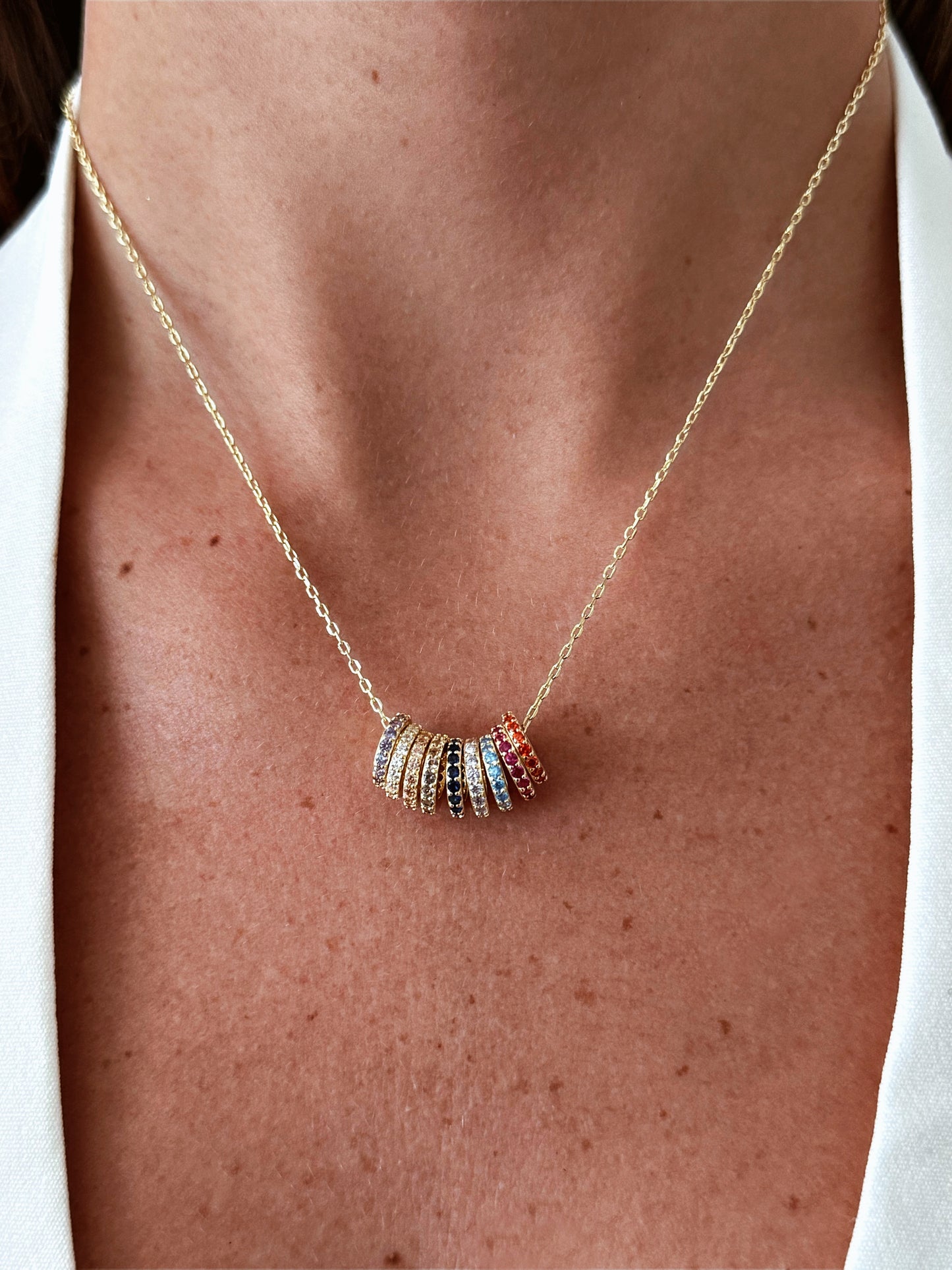 Gold plated silver925 necklace- ALYAH