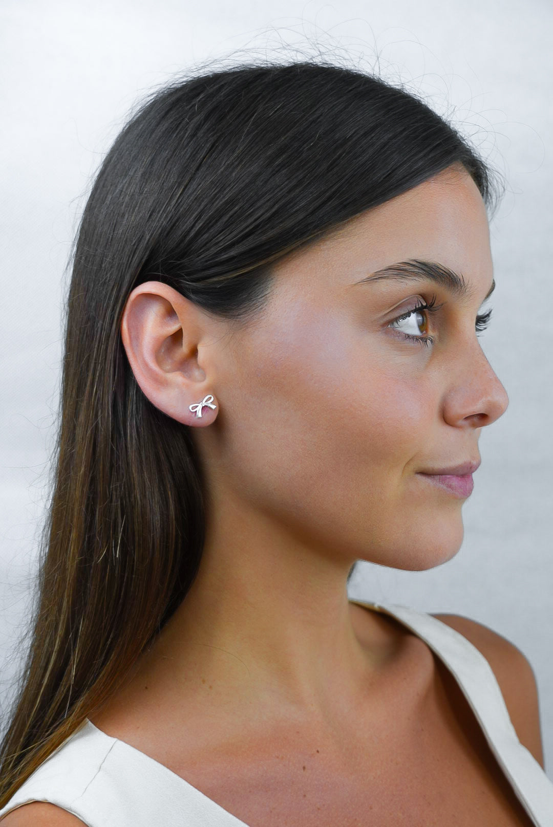 Silver925 earrings- BOW