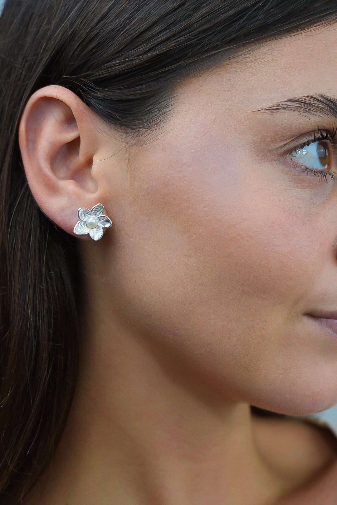 Silver925 earrings- FLORA