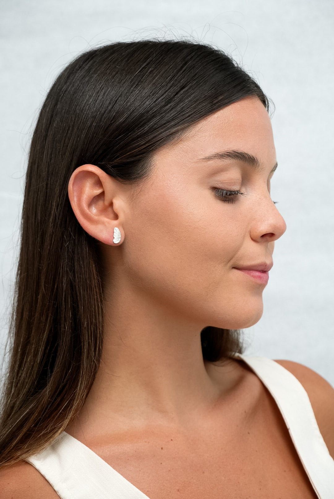 Earrings Silver925- HALF BUTTERFLY