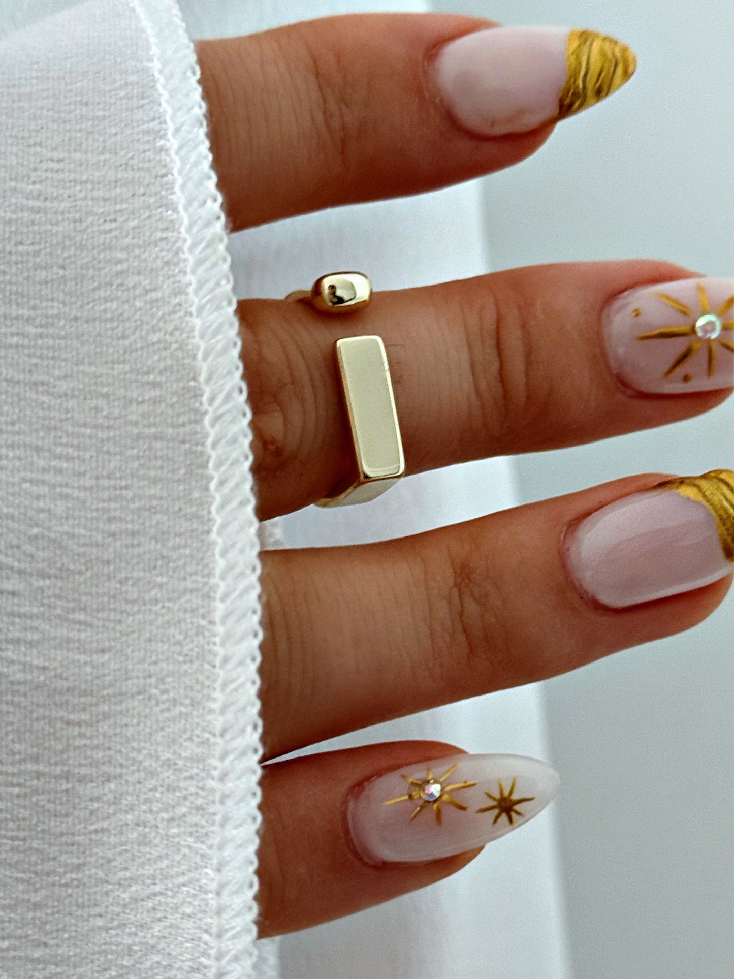 Gold plated silver925 ring- NAVEAH