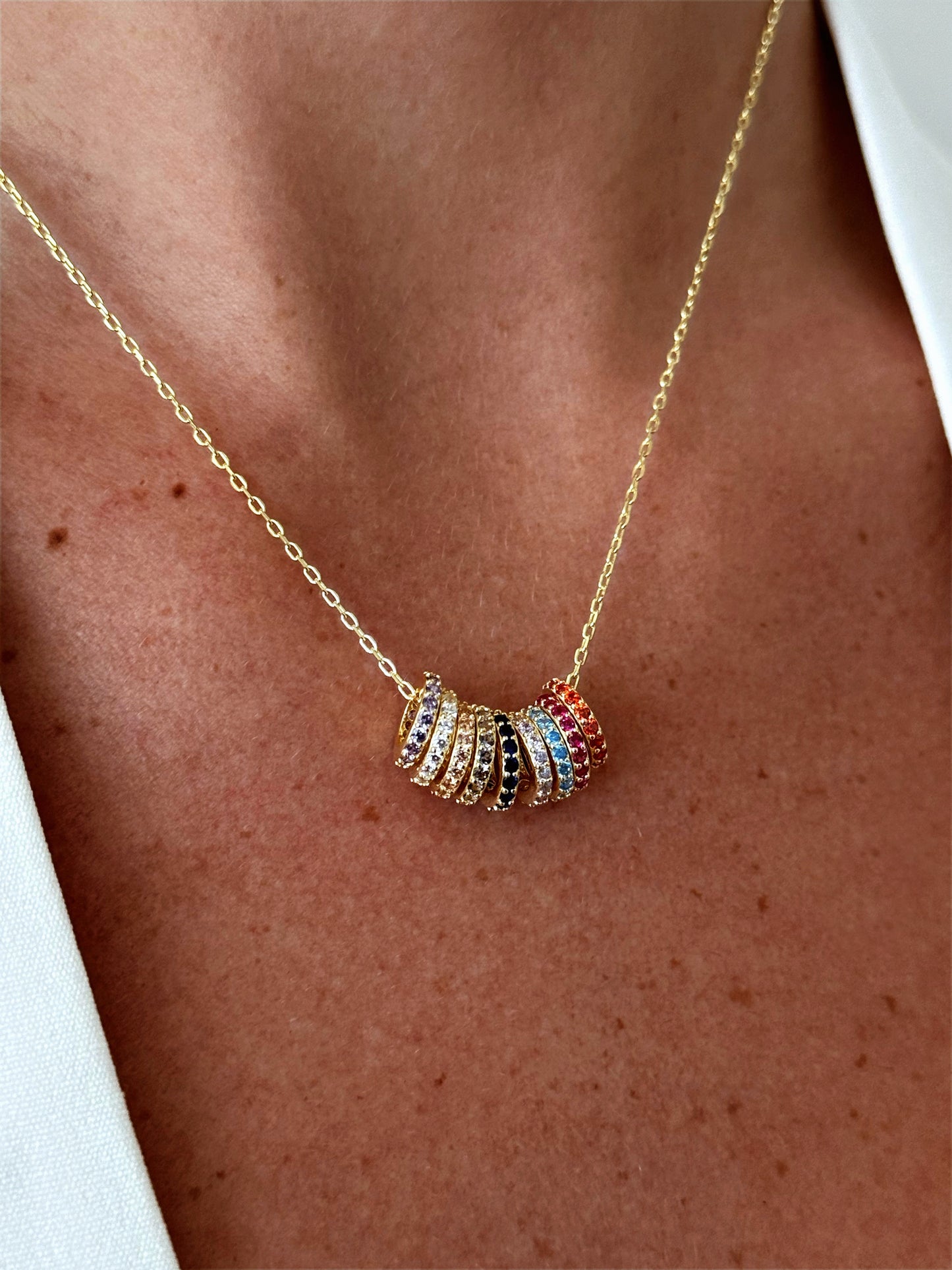 Gold plated silver925 necklace- ALYAH