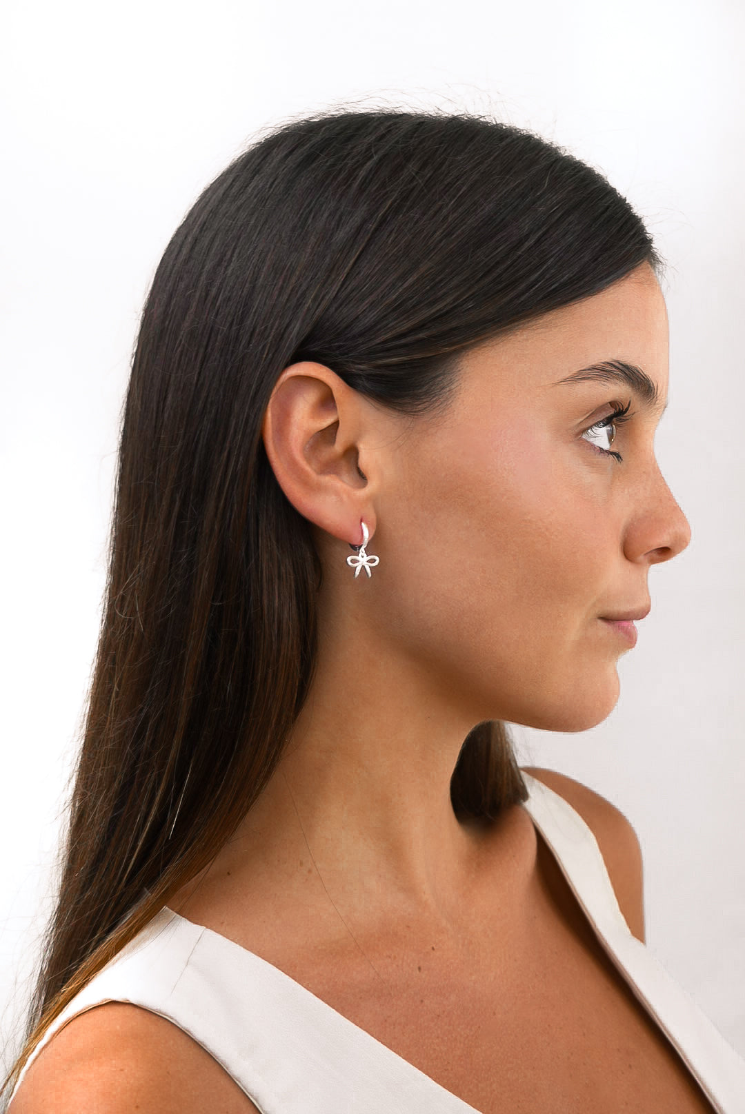 Silver925 earrings- BOW