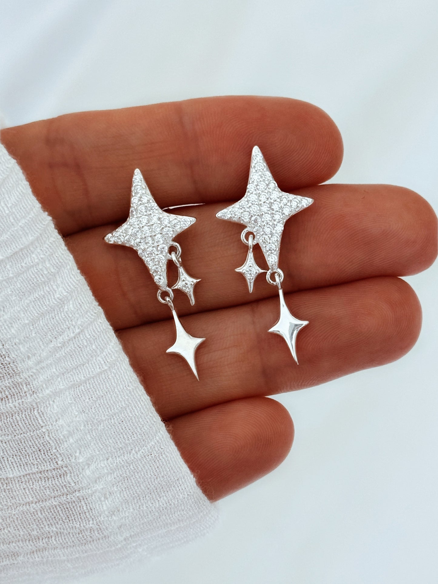 Silver925 earrings- WENDY
