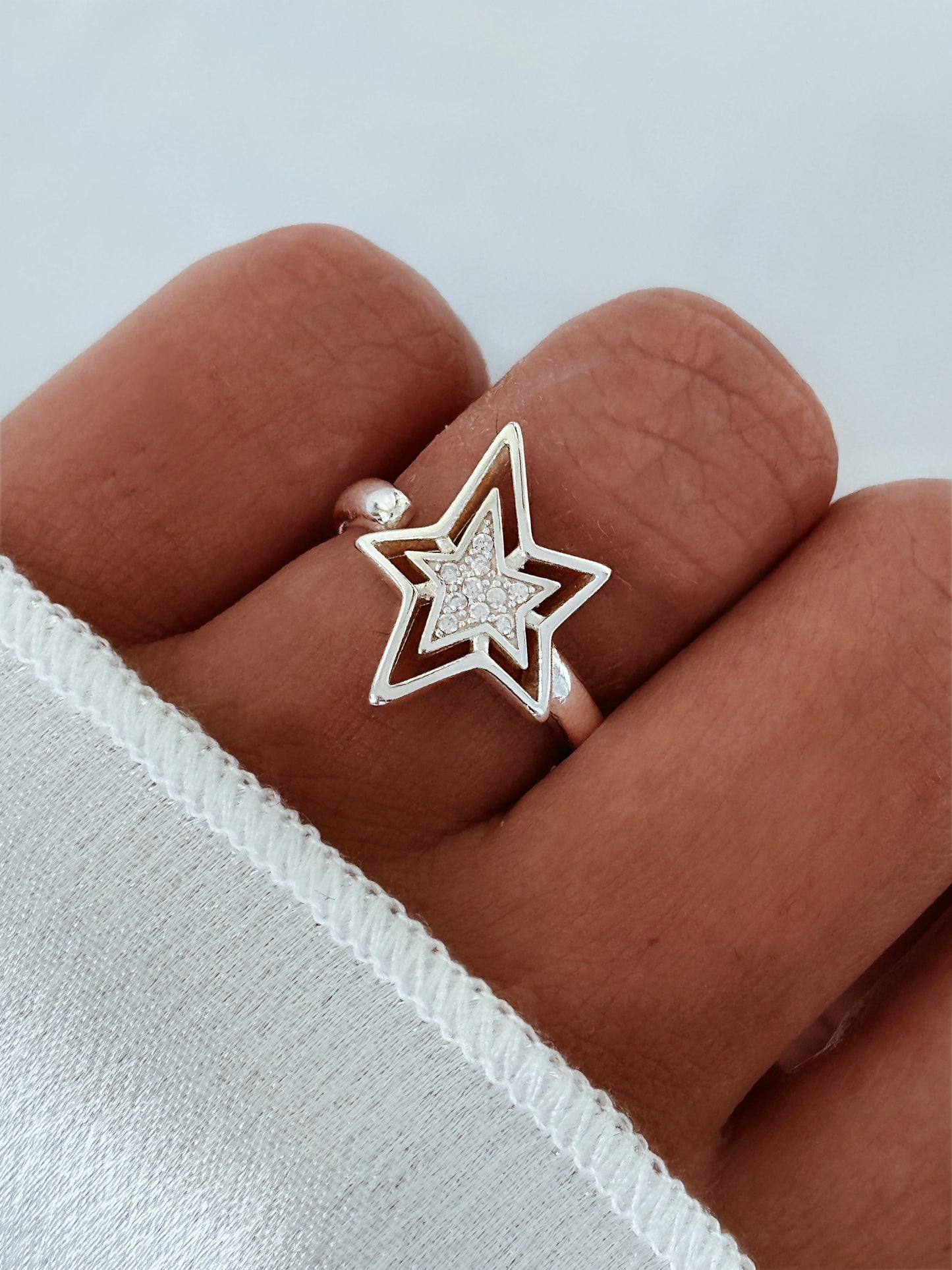 Ring adjustable Silver925- EMILIA