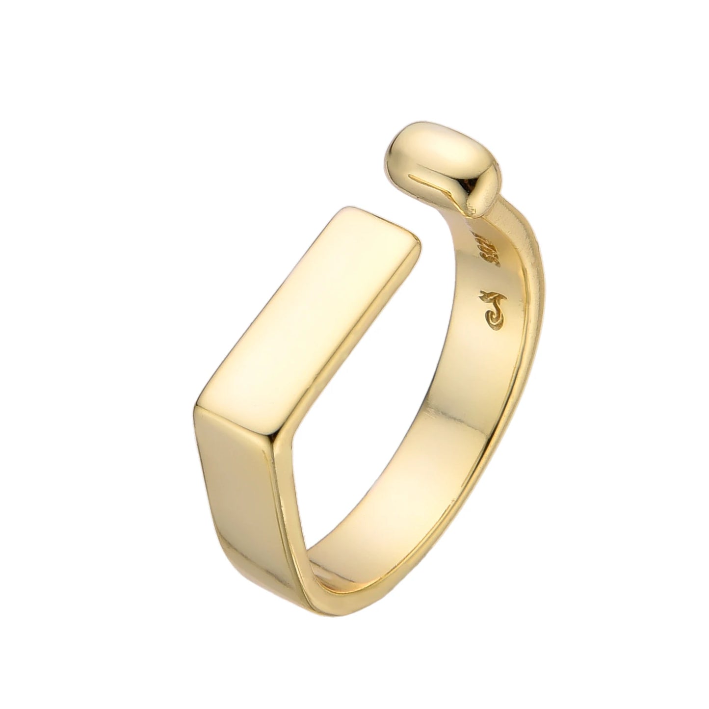 Gold plated silver925 ring- NAVEAH