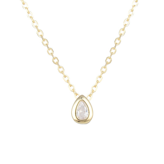 Gold plated silver925 necklace-FRIDA