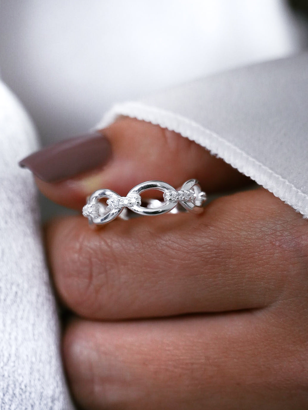 925 silver ring- AMORINA