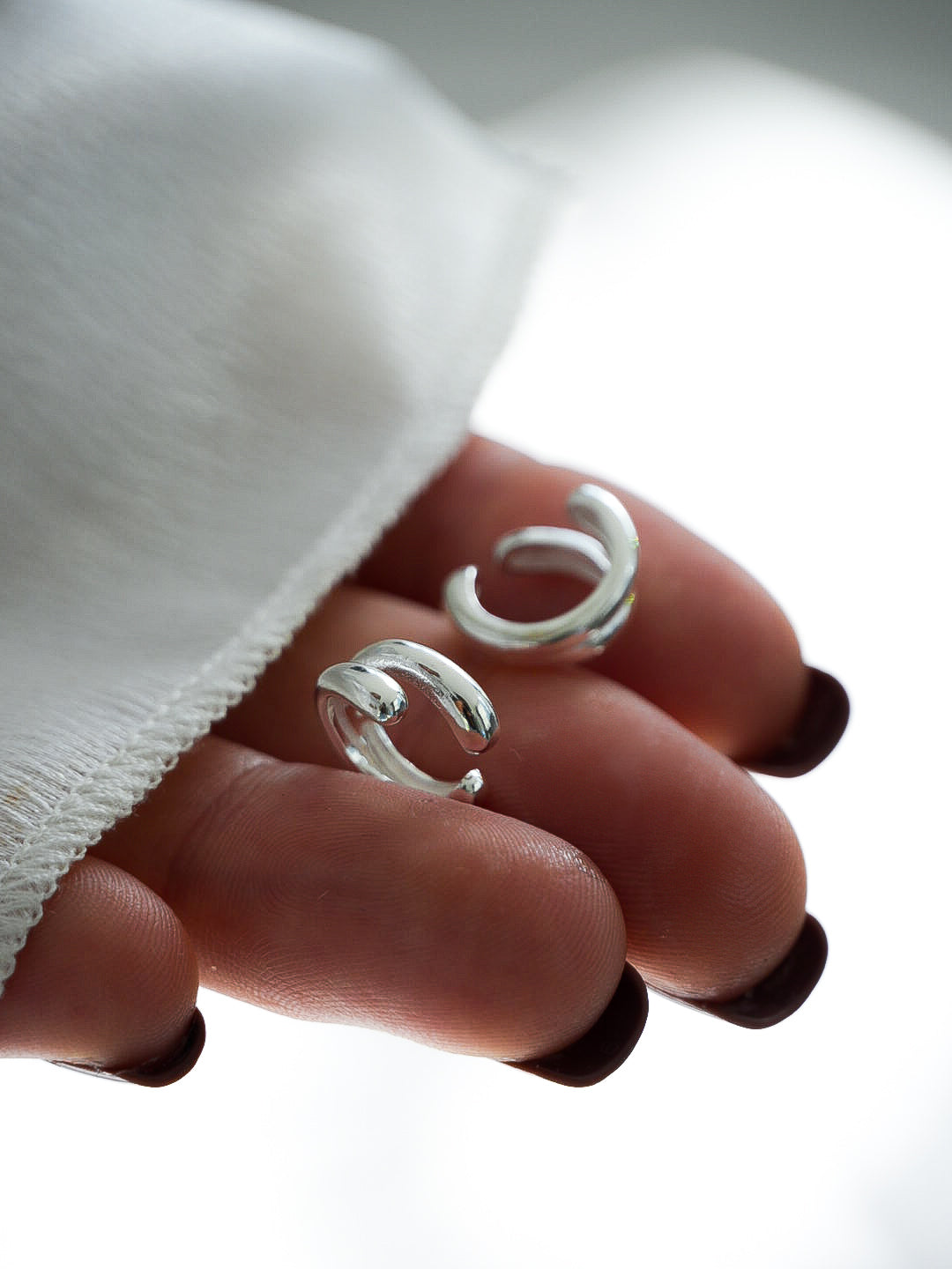 Silver925 CUFF earrings- PRIYA