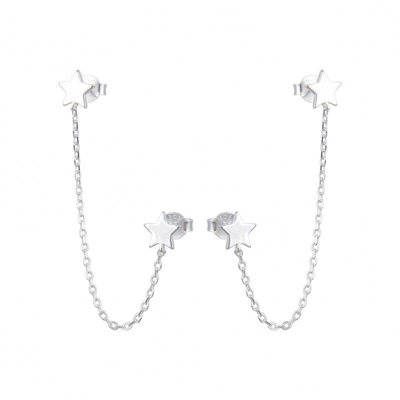 Earrings Silver925 - STARS