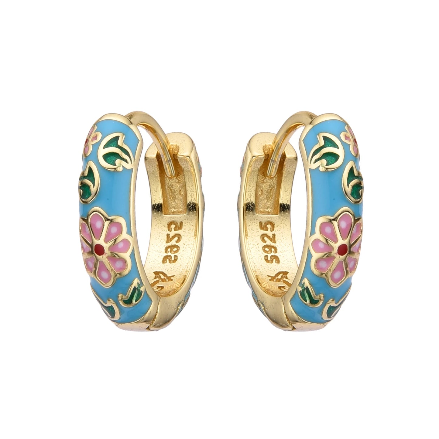 Gold plated silver925 earrings- LAUANE