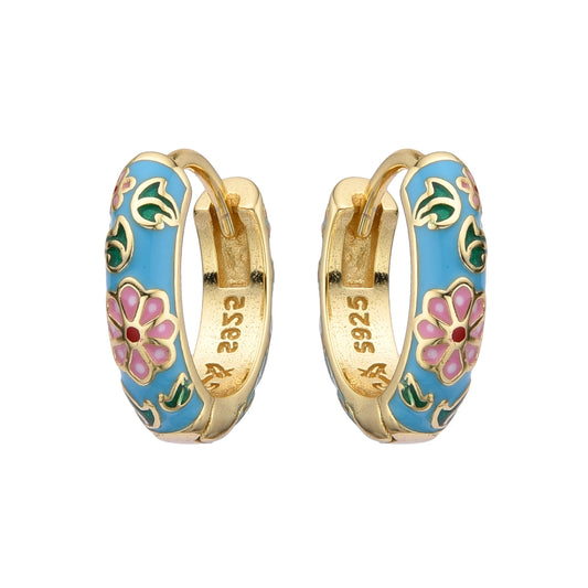 Gold plated silver925 earrings- LAUANE