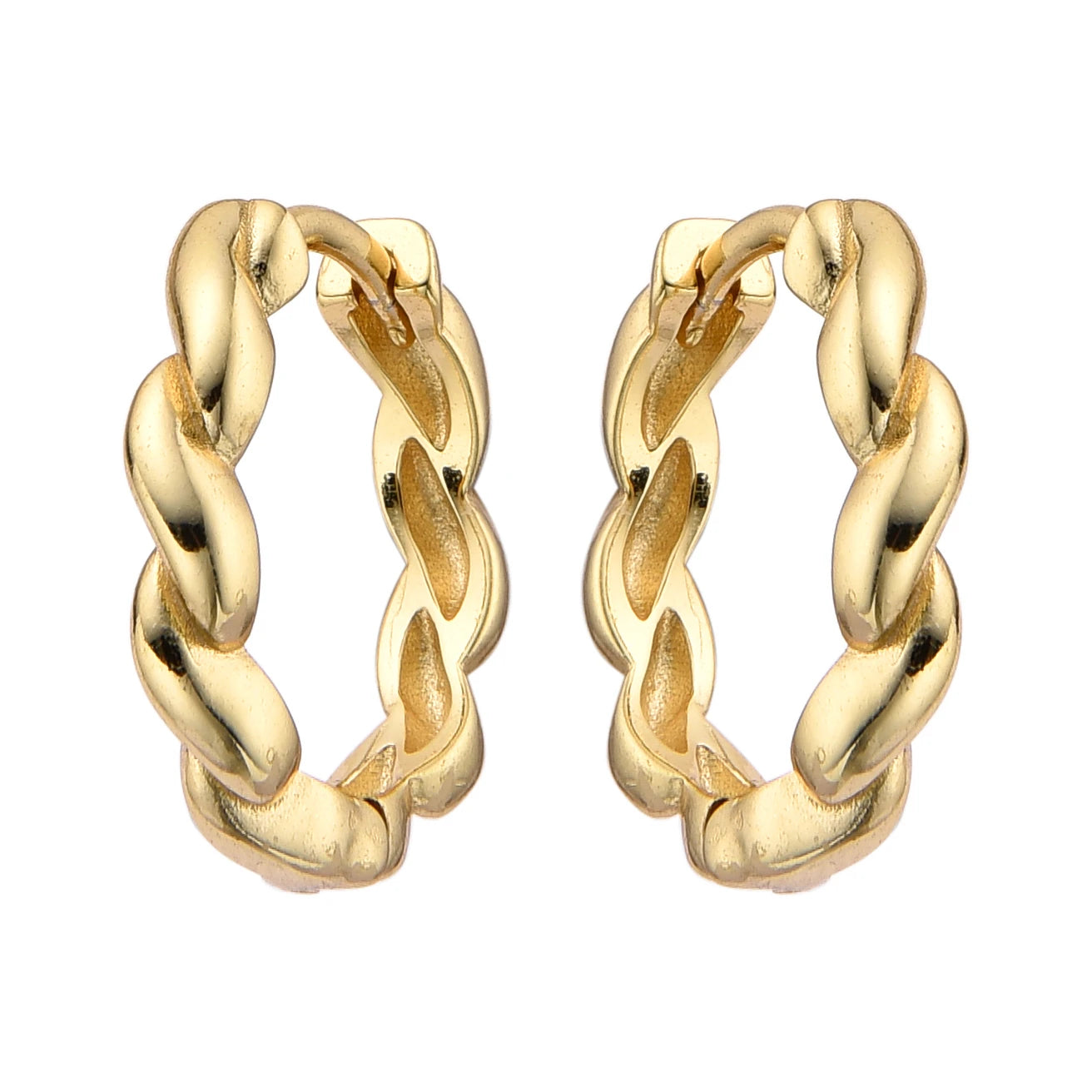 Gold plated silver925 earrings- CAMILLY