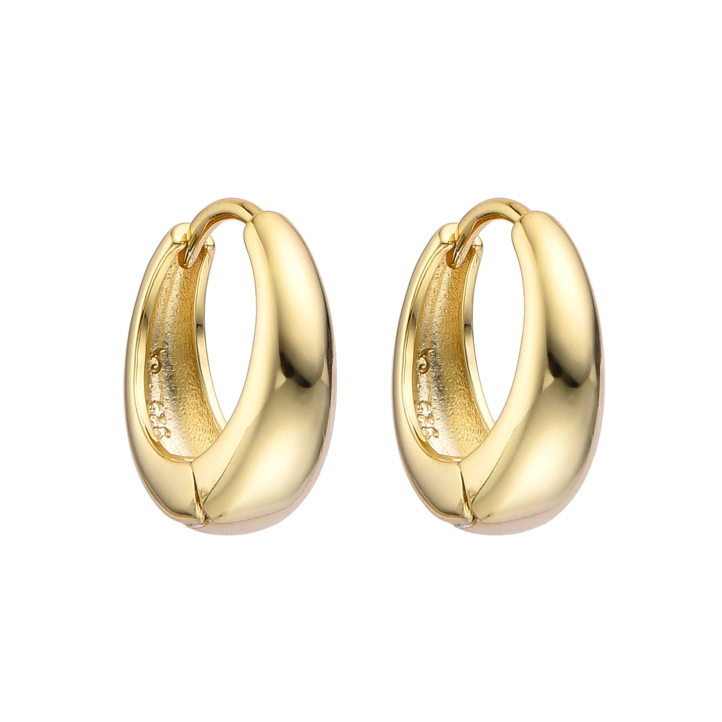 Gold plated silver925 earrings- VIVENNE