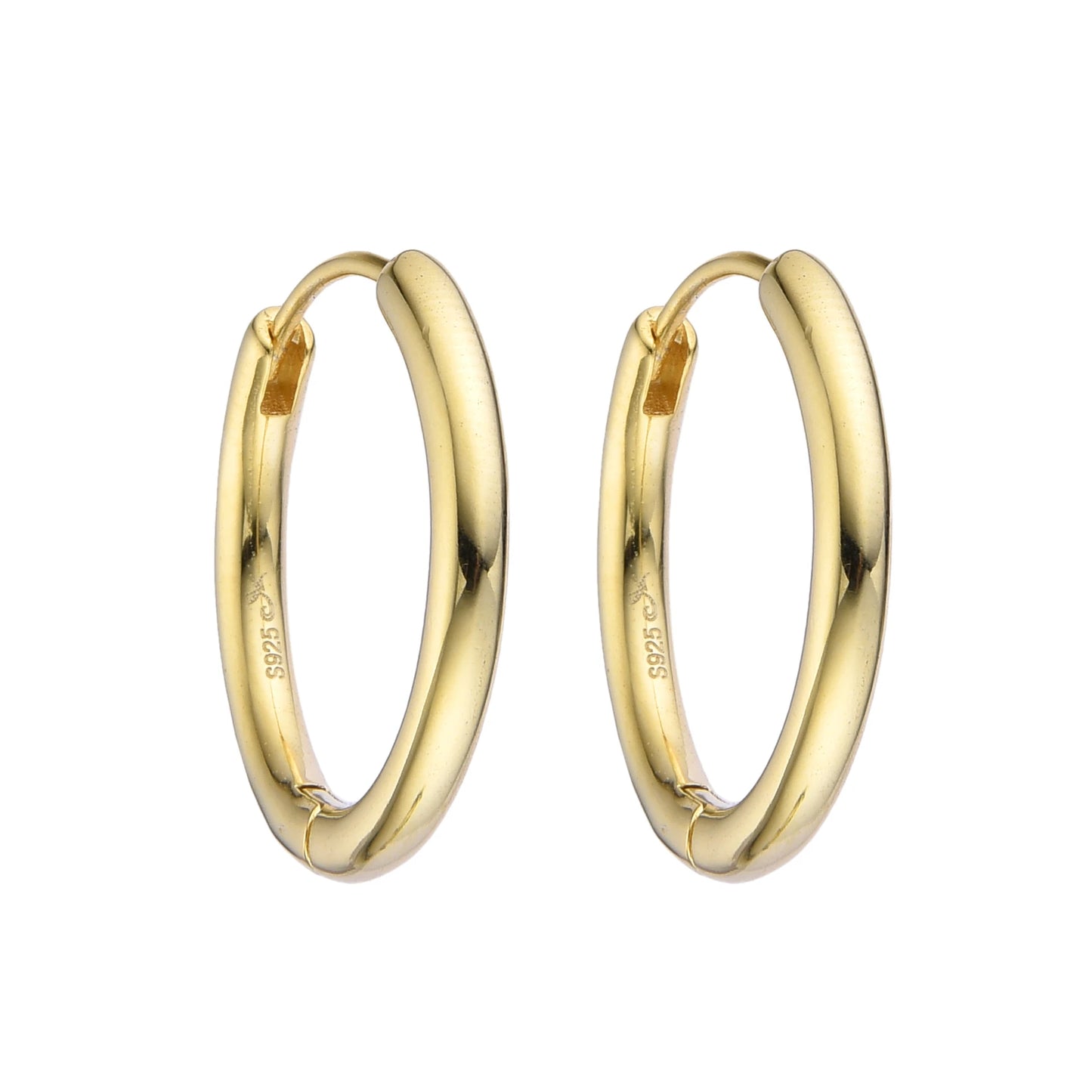 Gold plated silver925 earrings- SERAFINA