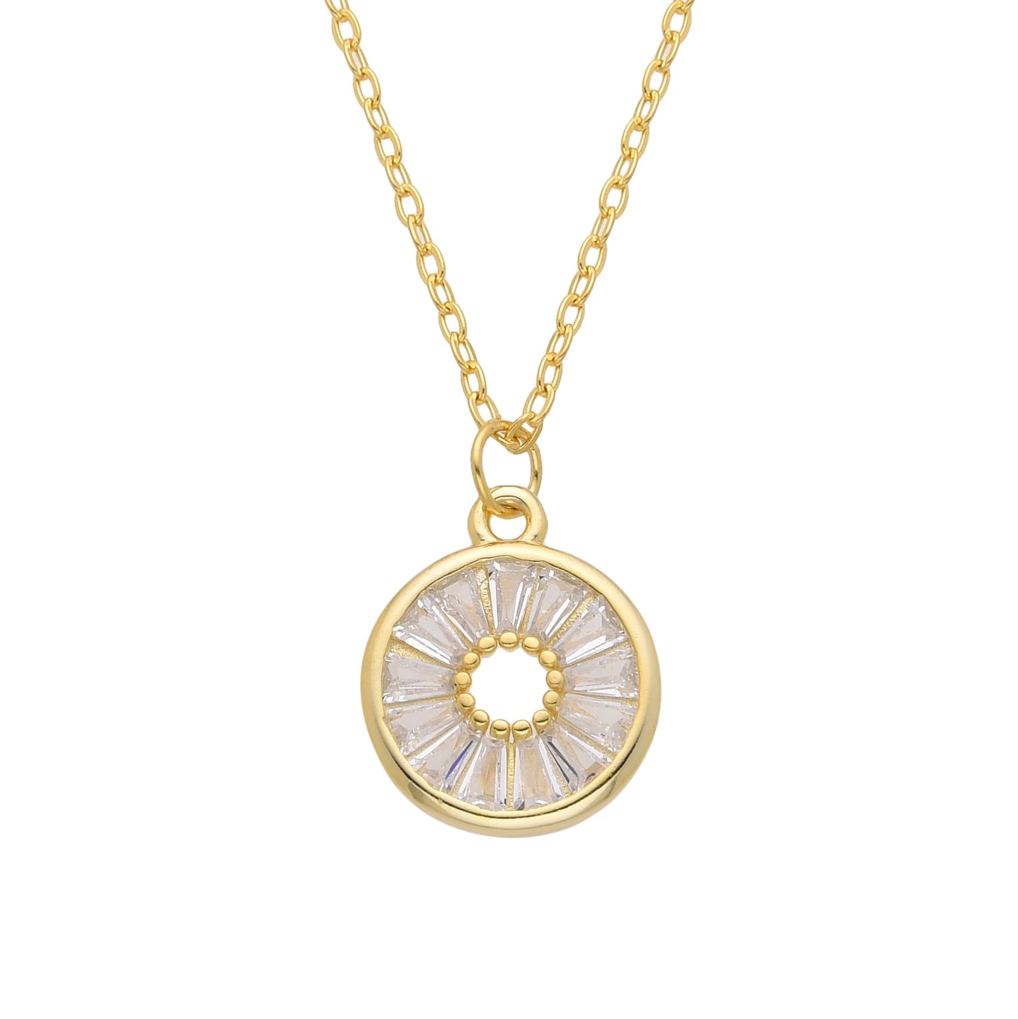 Gold plated silver925 necklace- JANINNE