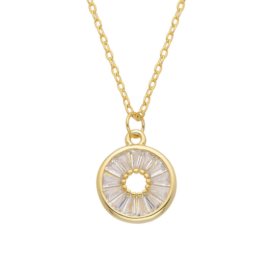Gold plated silver925 necklace- JANINNE