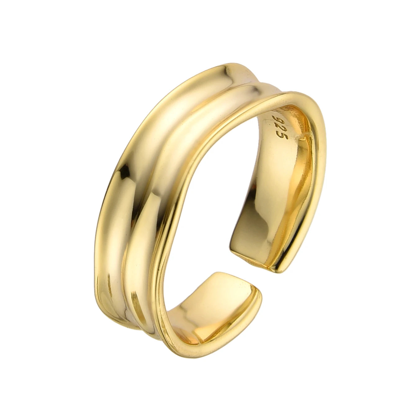 Gold plated silver925 ring- JAZLYN