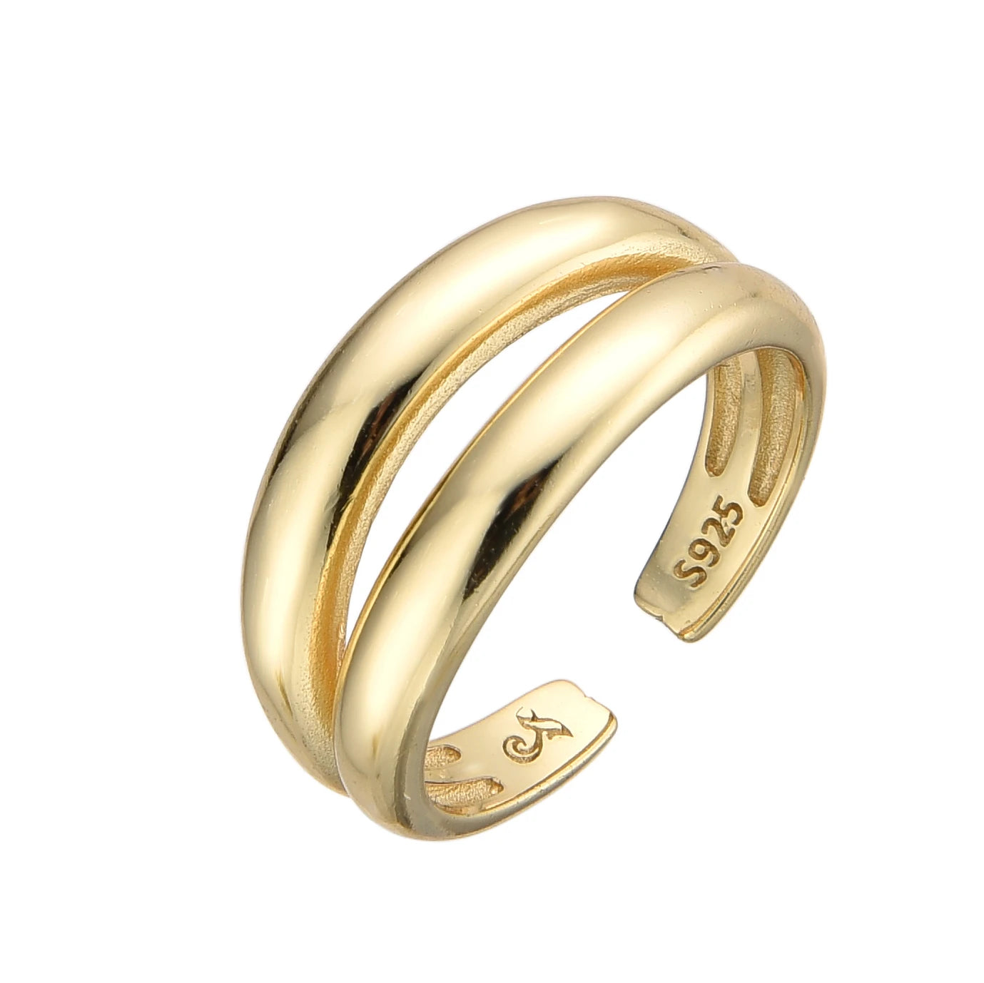 Gold plated silver925 ring- SHAYLA