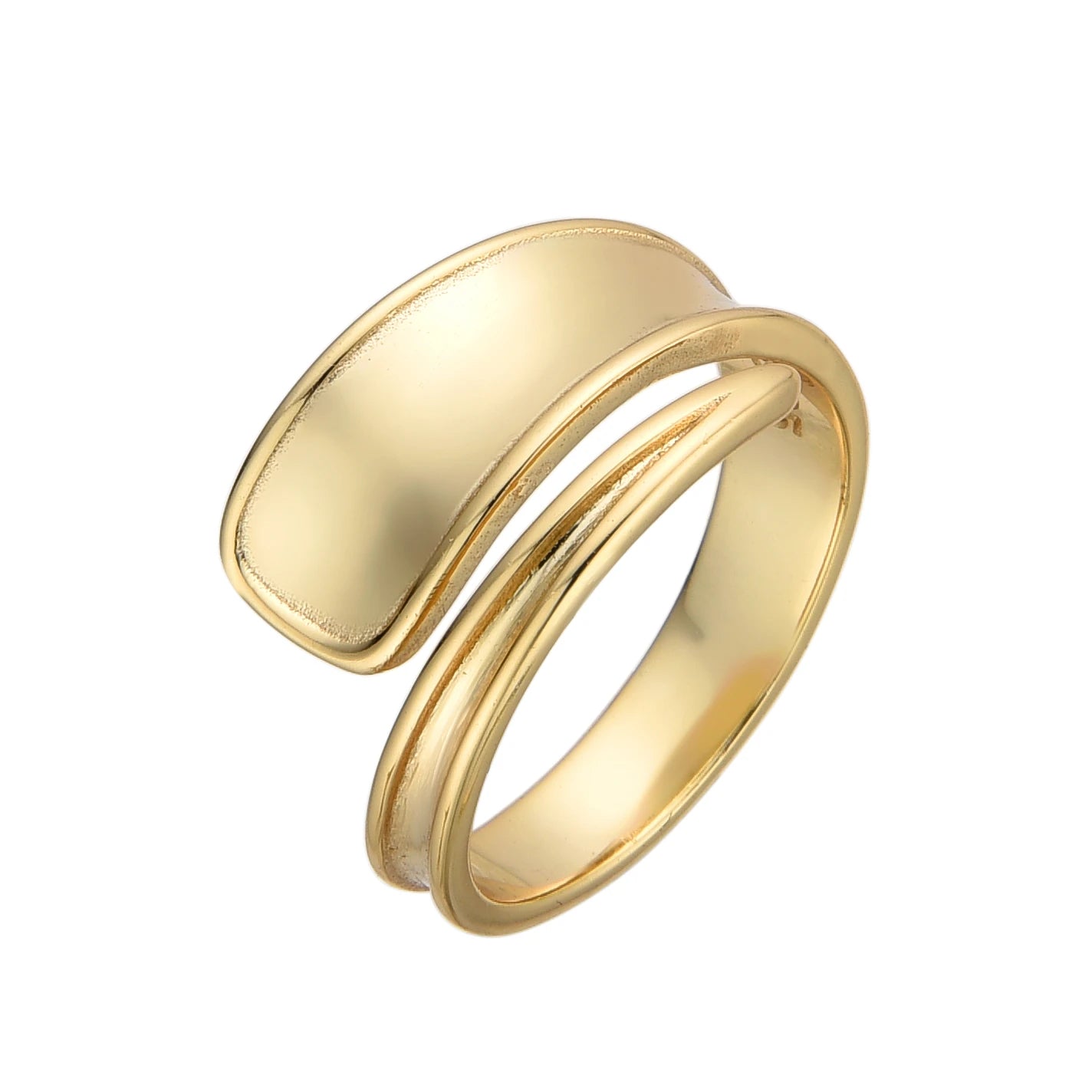 Gold plated silver925 ring- DAHLIA