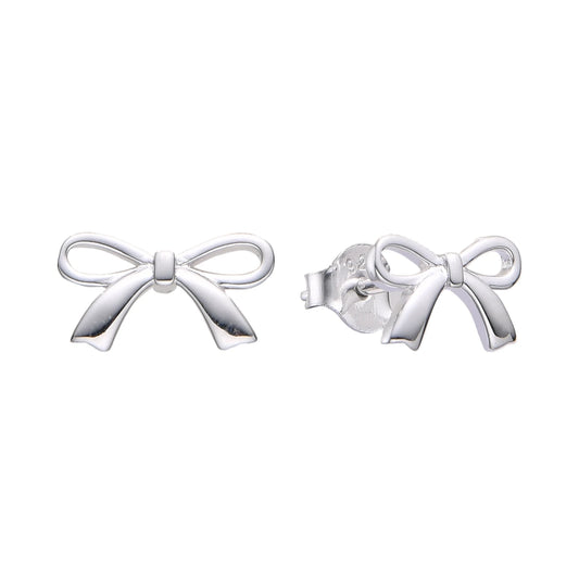 Silver925 earrings- BOW