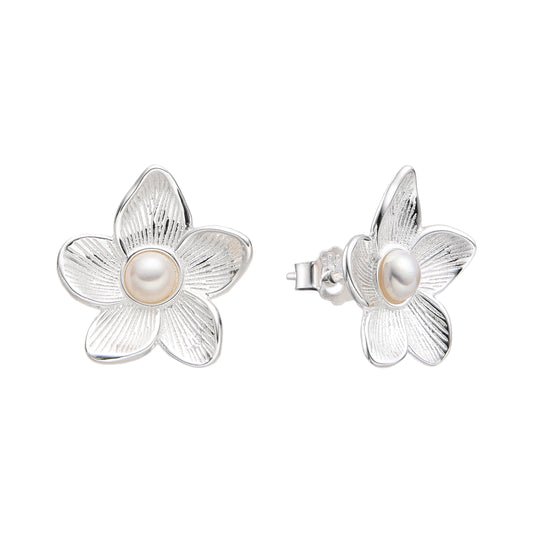 Silver925 earrings- FLORA