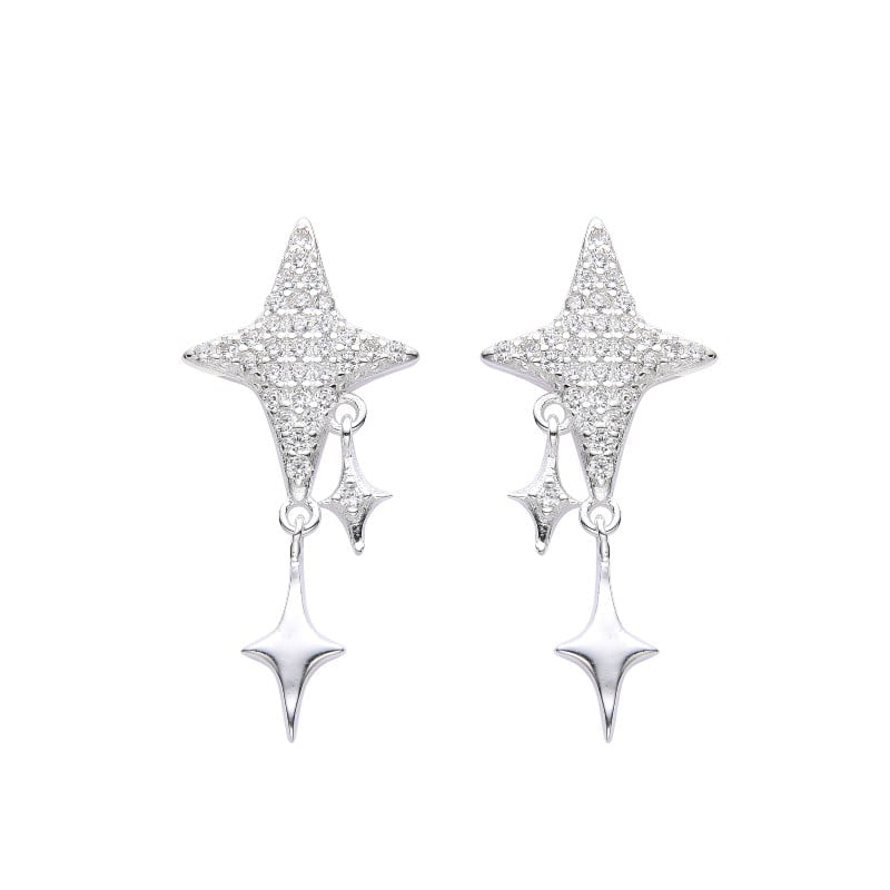 Silver925 earrings- WENDY