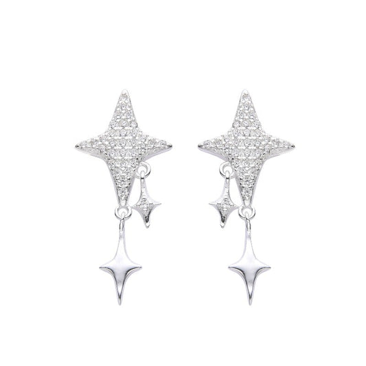 Silver925 earrings- WENDY