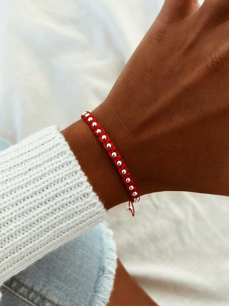 Pulsera Plata 925 e Hilo - Antonia