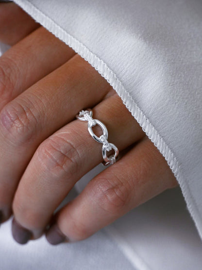 925 silver ring- AMORINA