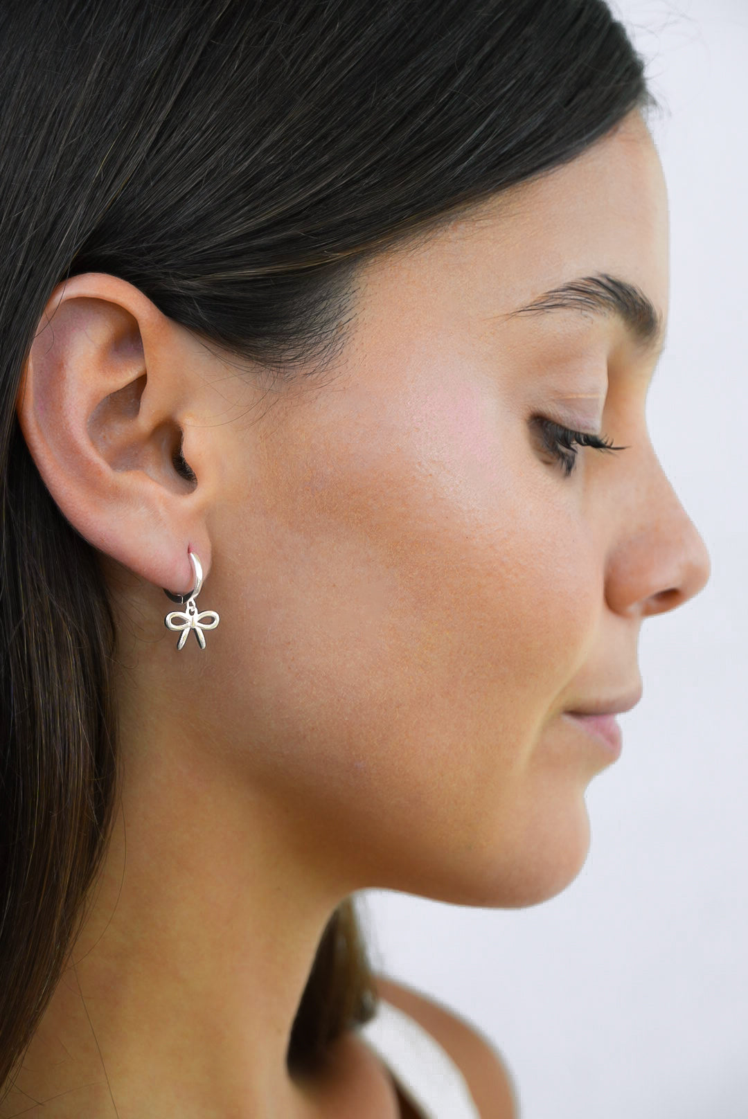 Silver925 earrings- BOW
