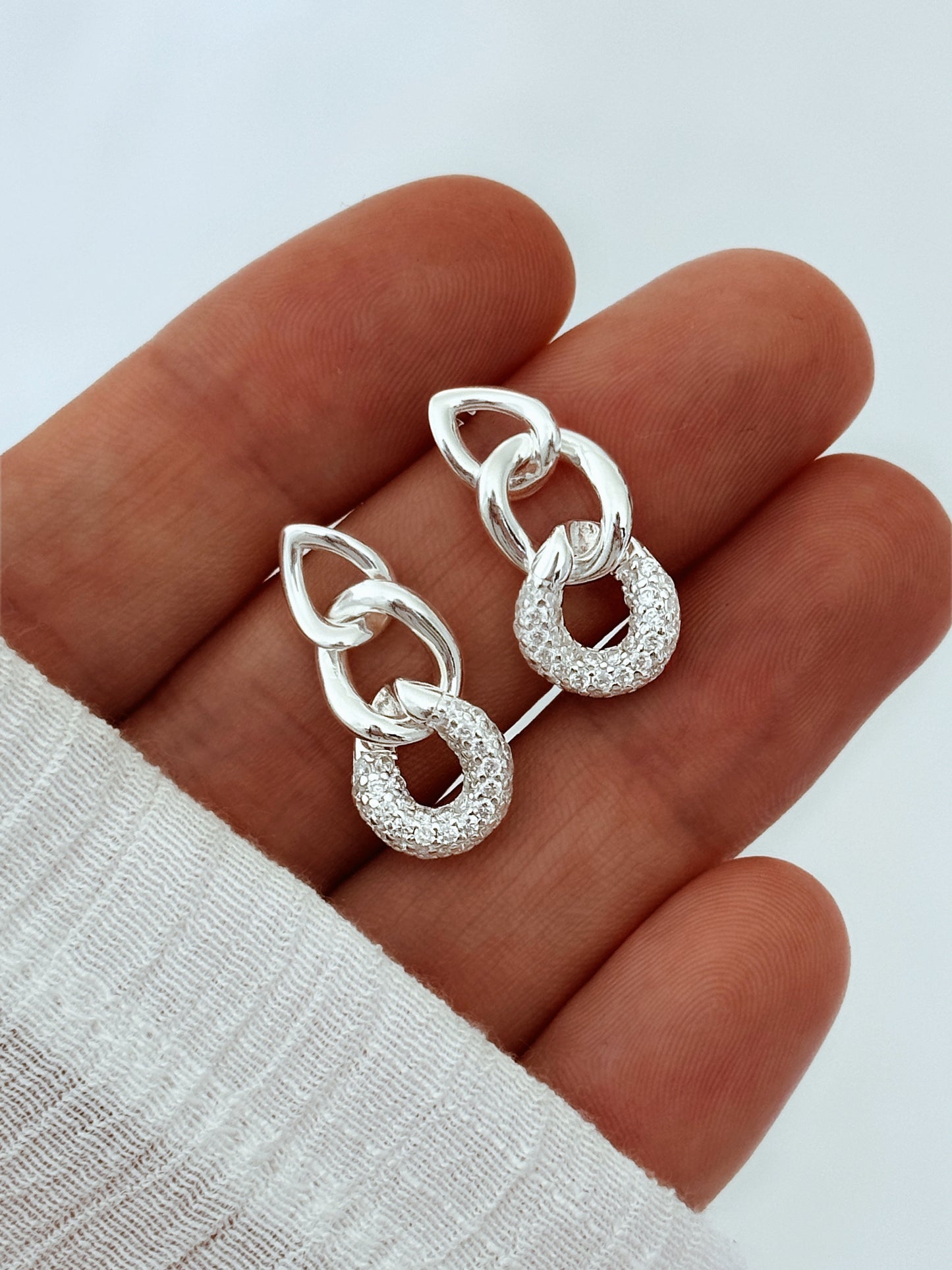 Silver925 earrings- SHANTE