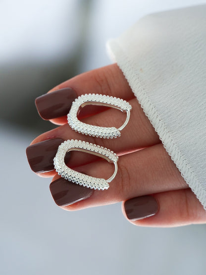 Silver925 earrings- JANNA