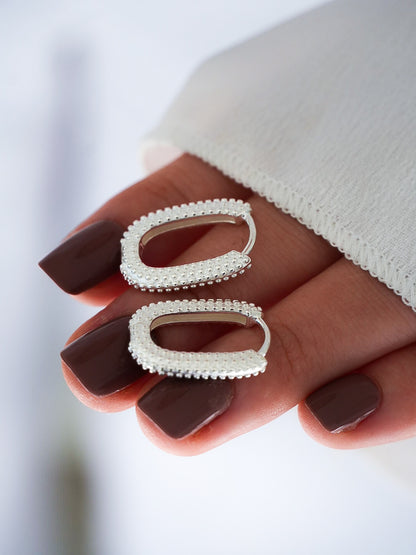 Silver925 earrings- JANNA