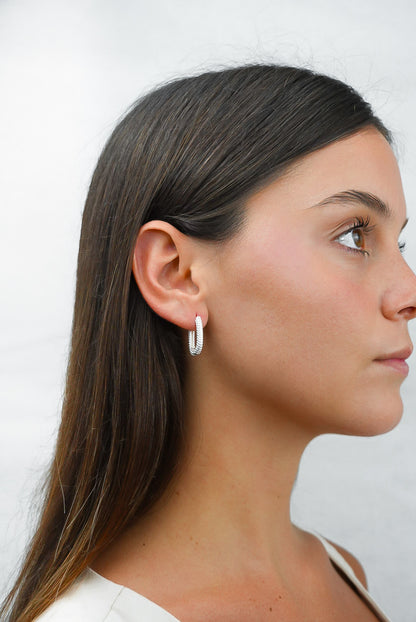 Silver925 earrings- JANNA