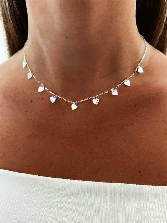 Collar Plata 925 - Corazones