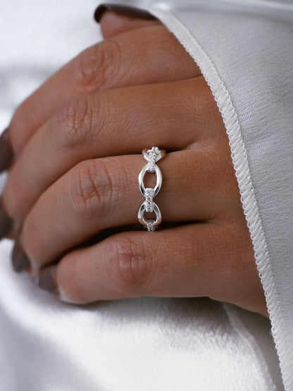 925 silver ring- AMORINA