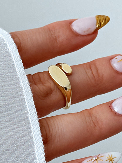 Gold plated silver925 ring- VENETIA