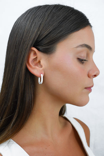 Silver925 earrings- JANNA