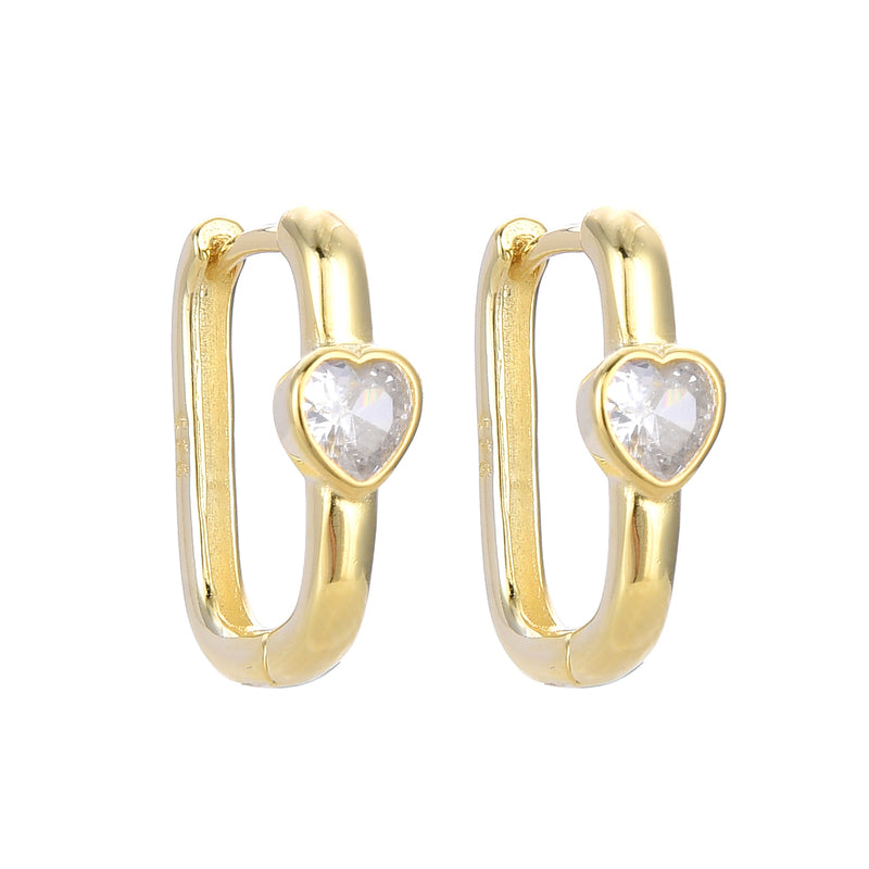 Gold plated silver925 earrings- SOLANA