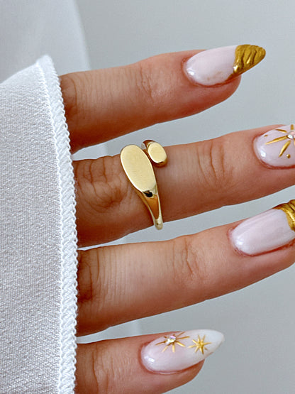 Gold plated silver925 ring- VENETIA