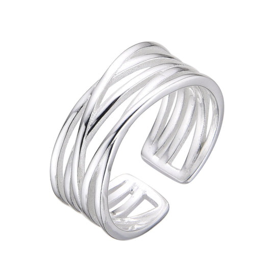 Silver925 adjustable ring- PRUNE