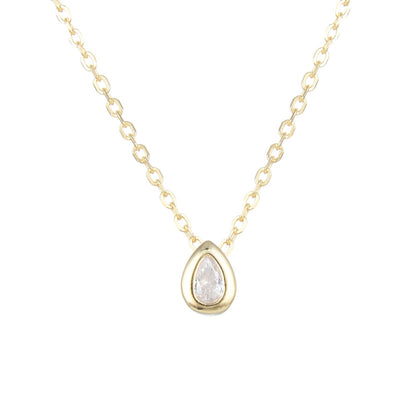 Gold plated silver925 necklace-FRIDA