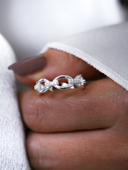 925 silver ring- AMORINA